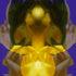 Yellow Freesia on Purple - Signed Edition Art Print
